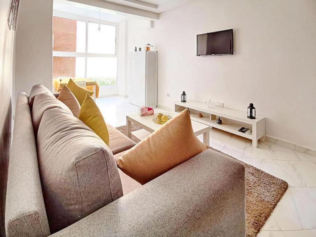 Appartement Center De Gueliz Avec Piscine 마라케시 외부 사진